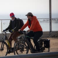 Barcelona: Guided E-bike Tour + Cable Car Ride + Sailing Experience — gallery 1