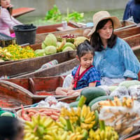 Tur Guidat de o Zi la Piața Plutitoare Damnoen Saduak & Tabăra de Elefanți din Bangkok, Bangkok