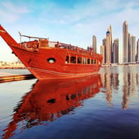 From Dubai Marina/Creek: 1-Hour Sightseeing Dhow Cruise with Unlimited Soft Drinks — gallery 3