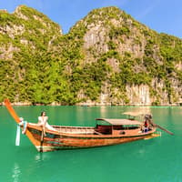 From Phi Phi: Maya Bay Longtail Boat Tour with Snorkeling — gallery 1