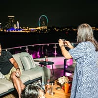 From Dubai Harbour: 3-Hour Superyacht Tri-Deck Cruise with Dining, Open Bar & Live DJ — gallery 2