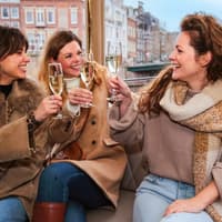Amsterdam: 1-Hour Luxury Romantic Saloon Boat Cruise with Bubbles & Bites — gallery 3