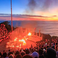 Din Bali: Tur la Apus la Templul Uluwatu cu Spectacol de Dans Kecak & Foc, Bali