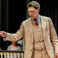 Actor in courtroom scene from "To Kill a Mockingbird" West End show