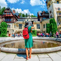 Da Bucarest: Tour guidato di un'intera giornata al Castello di Bran, Castello di Peleș e Brașov, University of Bucharest, Bucarest
