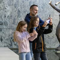 Mies van der Rohe Pavilion: Entry + Look, Frame, Click! Family Workshop — gallery 3