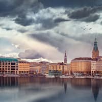 Hamburg Bike Tour: Outer Alster Lake