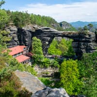 From Prague: Bastei Bridge & Tisa Walls Labyrinth Day Trip — gallery 2