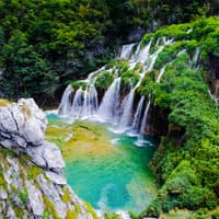 از تروجیر: تور کامل روزانه به پارک ملی دریاچه‌های پلیتویکه با راهنما, Trogir