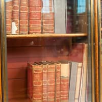 Books displayed in a glass cabinet at the National Gallery, London — The National Gallery of London Private Half-Day Walking Tour