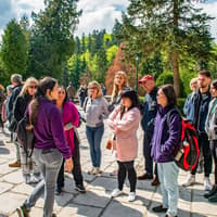Da Bucarest: Tour guidato di un'intera giornata al Castello di Bran, Castello di Peleș e Brașov, University of Bucharest, Bucarest
