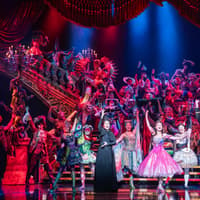 The company perform the Masquerade scene, The Phantom of the Opera. Photo by Johan Persson