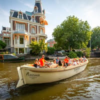 Amsterdam: 1-Hour Luxury Electric Open Boat Cruise with Onboard Bar — gallery 3