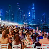 From Dubai Marina: 2-Hour Luxury Dhow Dinner Cruise with 5-Star Dinner, Entertainment & Unlimited Drinks — gallery 3