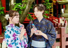 Kimono & Yukata Rental Near Kyoto Station with Optional Hair Styling