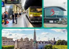 Roundtrip Train from Zaventem Airport to Brussels + Audioguide