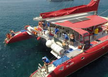 Santorini: Red Morning Cruise + Meal + Transfers
