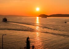 From Split: 1.5-Hour Sunset Sightseeing Cruise with Welcome Drink