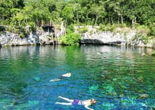 Cancún: Caribbean Snorkeling Tour with Open Sinkhole, Cavern, and Ocean Inlet