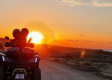 Gozo & Comino: Guided Sunset Quad Bike Tour with Transfers + Boat Ride