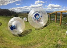 Zorbing at Outdoor Gravity Park