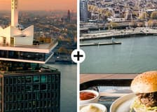 A'DAM Lookout: Entry Ticket + Burger Menu
