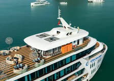 Ha Long Bay: Luna Cruise + Sung Sot & Ti Top + Optional Transfers + Meals