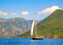 From Kotor/Budva/Tivat: Full Day Catamaran Cruise with Blue Cave Visit