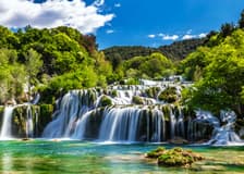 From Split: Krka Waterfalls, Lake Cruise & Skradin Old Town Tour