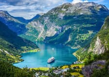 From Hellesylt: Geiranger Fjord Boat Tour With a Stop in Geiranger Village