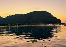 Mondello: Sunset Boat Tour from Palermo + Swim Stop + Aperitif