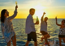 Phuket: Koh Hey Sunset Catamaran Cruise + Dinner + Transfer
