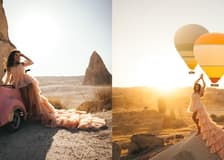 Cappadocia: Photoshoot with a Flying Dress