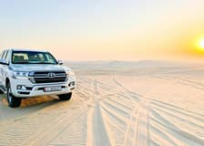 Doha Desert Safari: Dune Bashing, Sandboarding & Inland Sea Visit