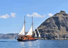 Santorini Volcanic Islands Cruise with Hot Springs Visit, Volcano Hike, Thirassia & Oia