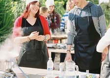 Valencia: Guided Paella Cooking Class + Drinks