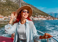 From Kotor: 3-Hour Blue Cave & Our Lady of the Rock Guided Speedboat Tour