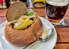From Prague: Medieval Dinner Show with Unlimited Drinks, Dětenice Castle & Brewery Tour