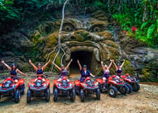 Ubud: Gorilla Face ATV Adventure with Jungle Swing & Goa Raja Waterfall