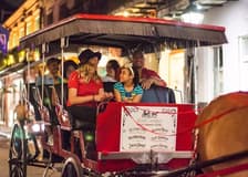 French Quarter Ghost Tour by Mule Drawn Carriage