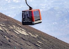 Mount Etna: Cable Car Entry Ticket + 4x4 Bus Transfer