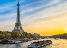 1-Hour Paris Illuminated Evening Sightseeing Cruise
