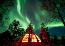 Tromso: Northern Lights & Husky Visit with Traditional Dinner