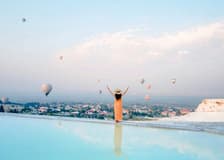 From Antalya: Pamukkale Hot Air Balloon Flight with Lunch