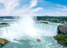 Niagara Falls: Guided Walking Tour + Boat Cruise or Journey Behind the Falls