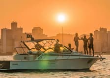 Rio de Janeiro Sunset Speedboat Tour in Guanabara Bay with Drinks & Swim Stop