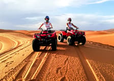 Sunset Desert Tour with Quad Bike, Camel Ride, Dinner Show & Transfers