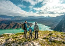 From Tirana: Bovilla Lake & Gamti Mountain Hiking Day Trip by Minivan