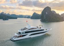 Ha Long Bay: 5-Star Leona Cruise + Sung Sot & Ti Top + Optional Transfer + Lunch