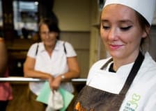 Workshop at Choco-Story Bruges